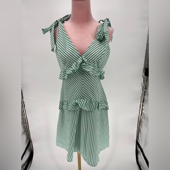 NWT BCBGeneration Tie Shoulder Mini Dress - Picture 5 of 14